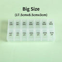 Portable Weekly Pill Organizer Case for Efficient Storage