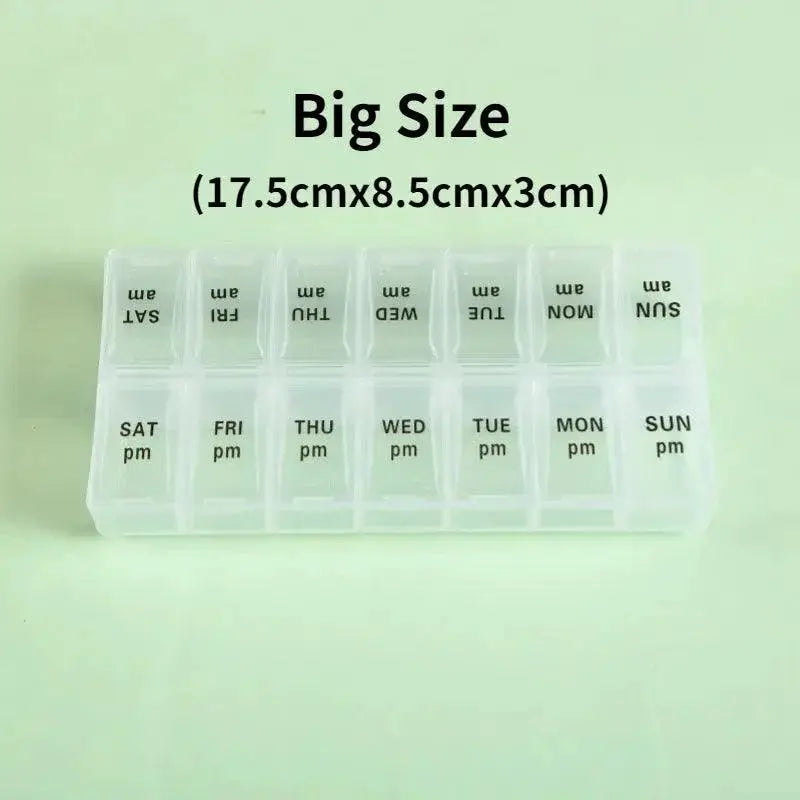 Portable Weekly Pill Organizer Case For Efficient Storage — product view 10