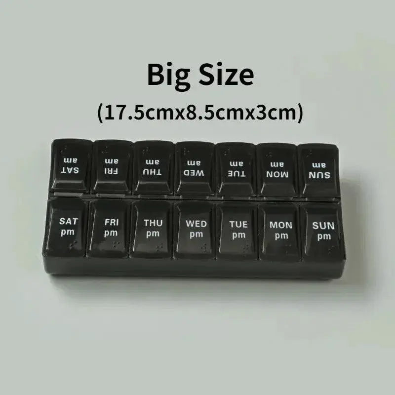 Portable Weekly Pill Organizer Case For Efficient Storage — product view 12