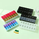 Portable Weekly Pill Organizer Case for Efficient Storage