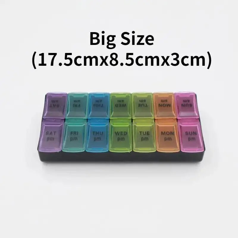 Portable Weekly Pill Organizer Case For Efficient Storage — product view 14