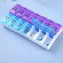 Portable Weekly Pill Organizer Case for Efficient Storage