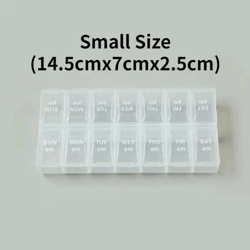 Portable Weekly Pill Organizer Case For Efficient Storage — product view 9
