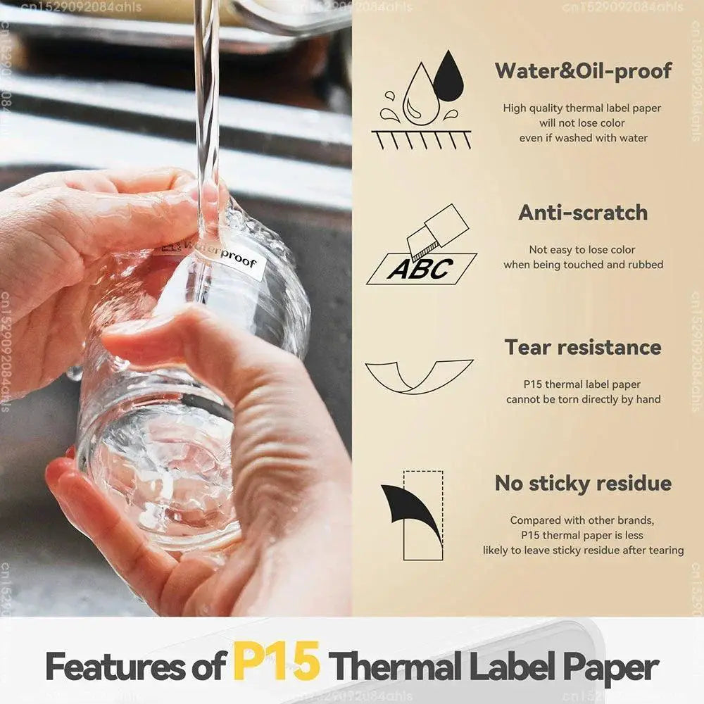 Portable Wireless Label Maker Inkless Technology Prints