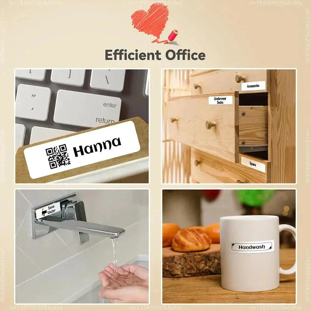 Portable Wireless Label Maker Inkless Technology Prints