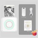 Portable Wireless Mini Printer: Label Memo Photo Printer