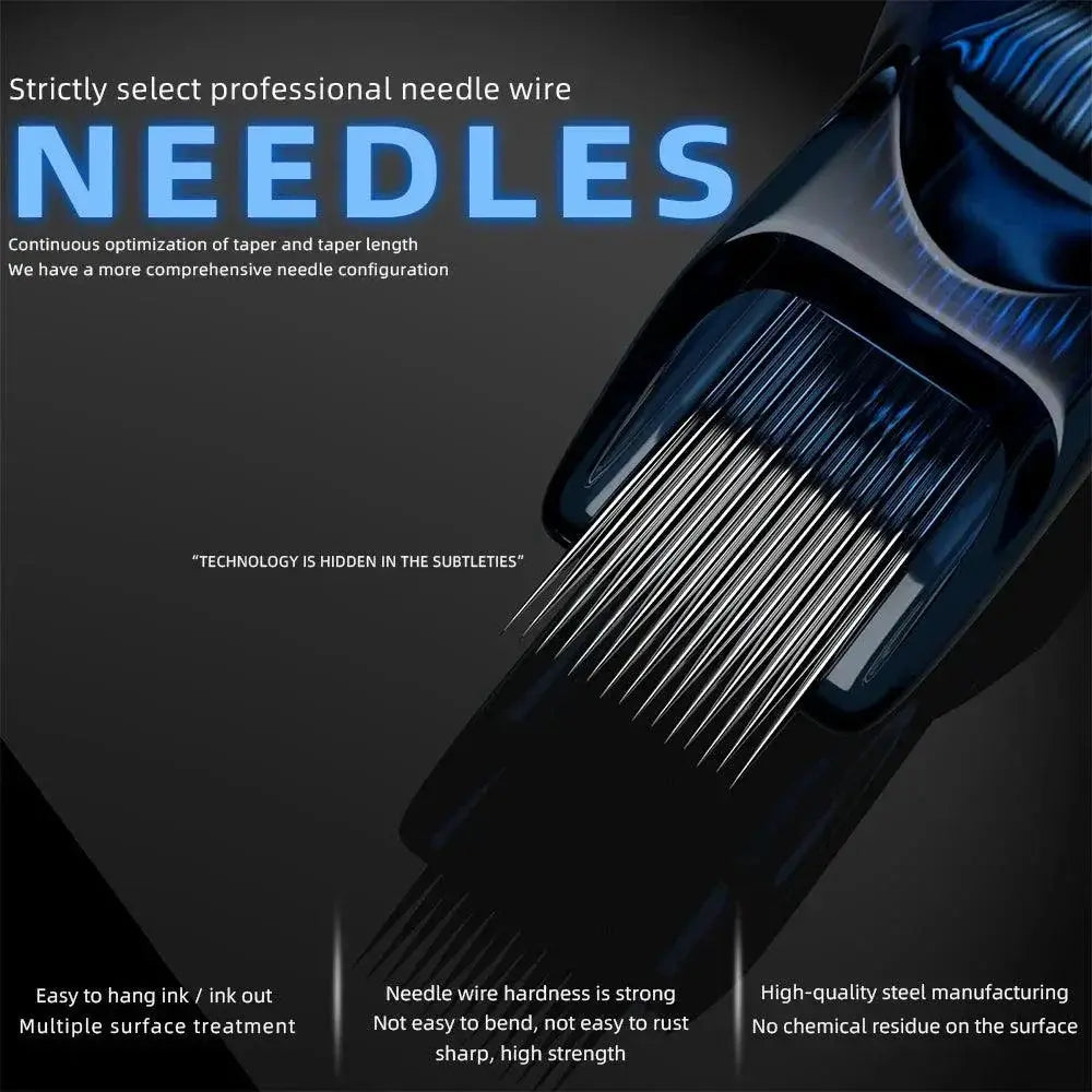 Poseidon Pro Tattoo Cartridge Needles Sterile Pack 50Pcs
