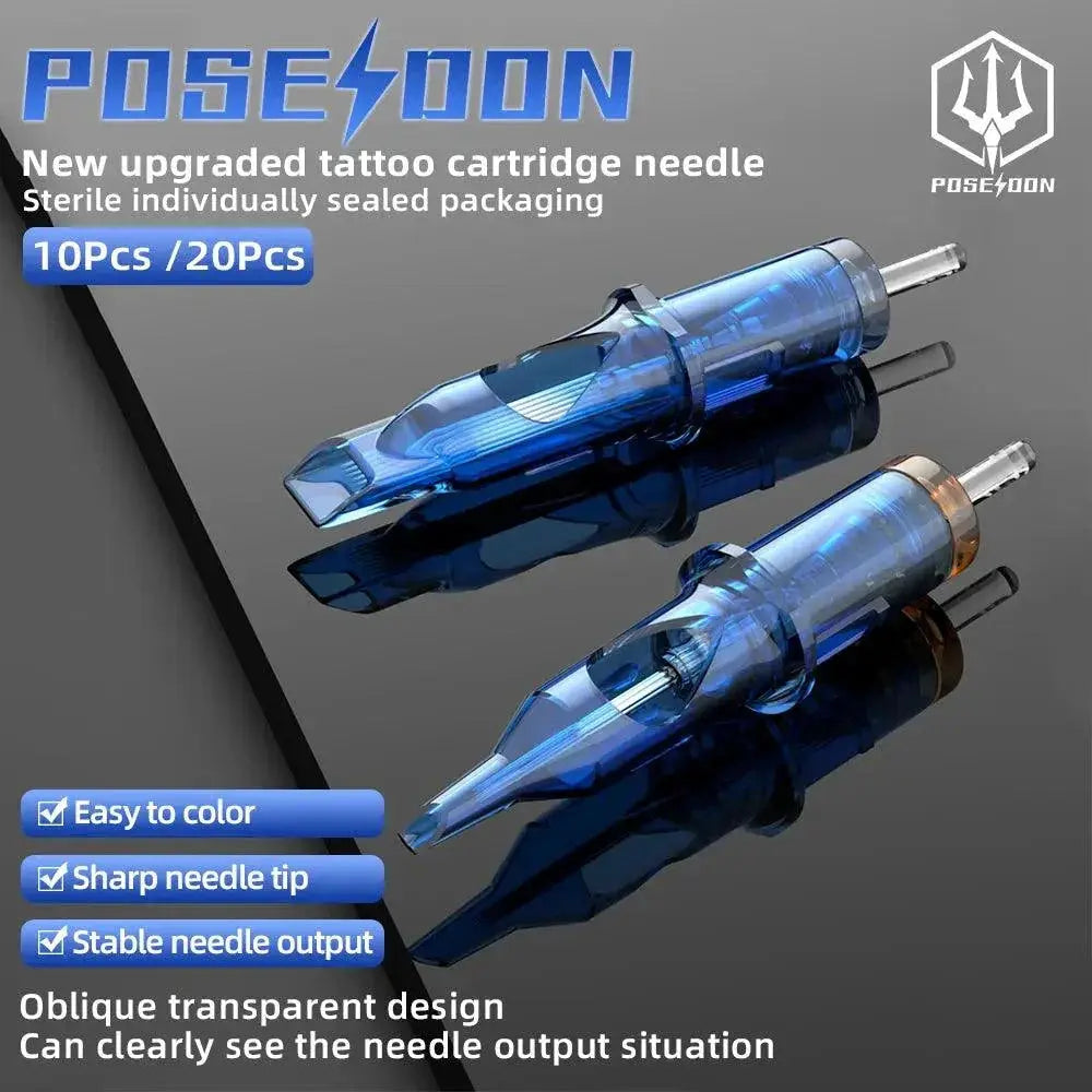 Poseidon Pro Tattoo Cartridge Needles Sterile Pack 50Pcs