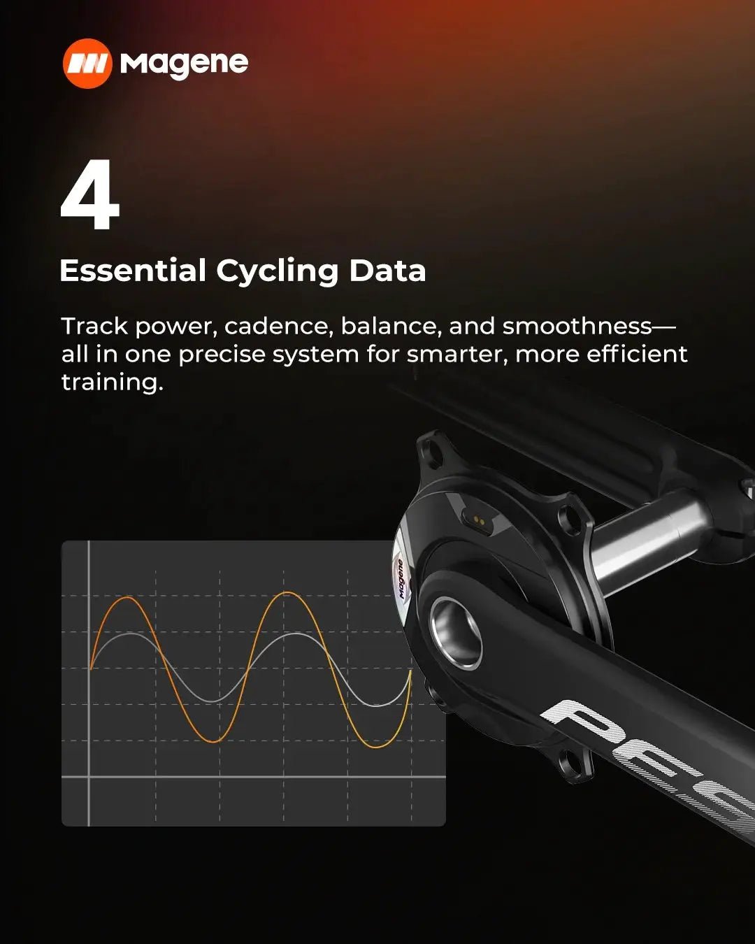 Power Meter Crankset for Road Cyclists