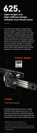 Power Meter Crankset for Road Cyclists