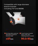 Power Meter Crankset for Road Cyclists
