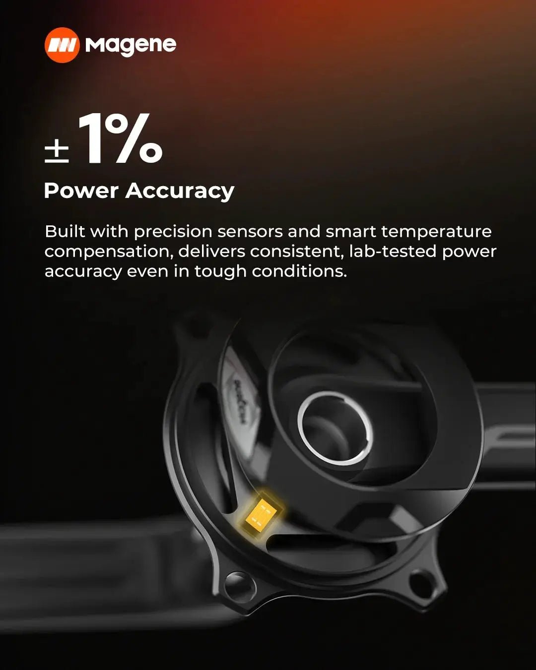 Power Meter Crankset for Road Cyclists