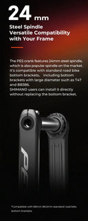 Power Meter Crankset for Road Cyclists
