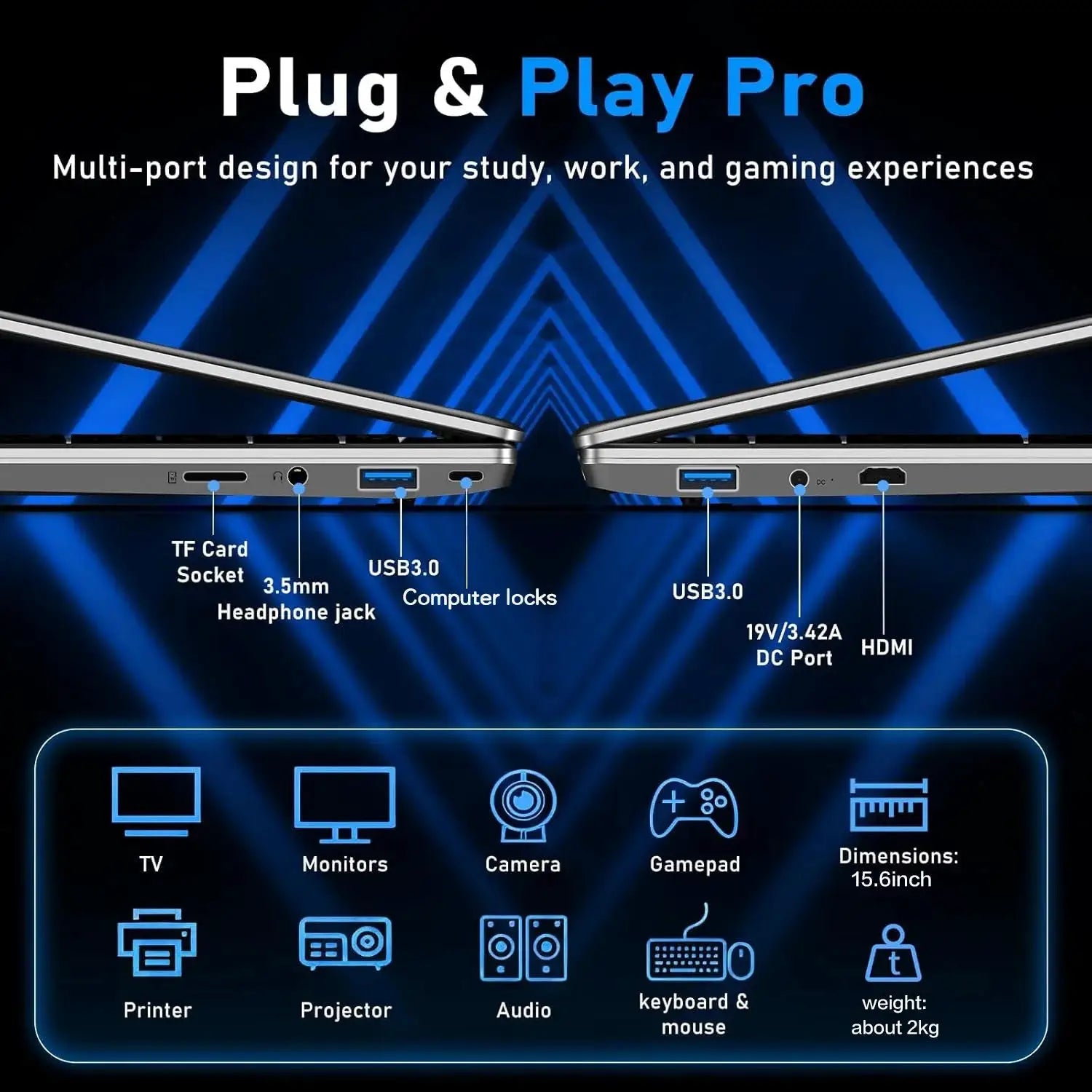 Powerful 15.6 Laptop for Professionals