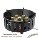 Powerful 19800W Portable Camping Stove with 7 Fire Holes