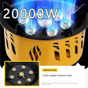Powerful 19800W Portable Camping Stove with 7 Fire Holes