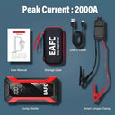 Powerful 2000A Jump Starter for Cars