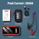 Powerful 2000A Jump Starter for Cars