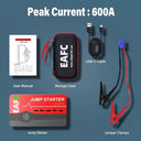 Powerful 2000A Jump Starter for Cars