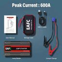 Powerful 2000A Jump Starter for Cars