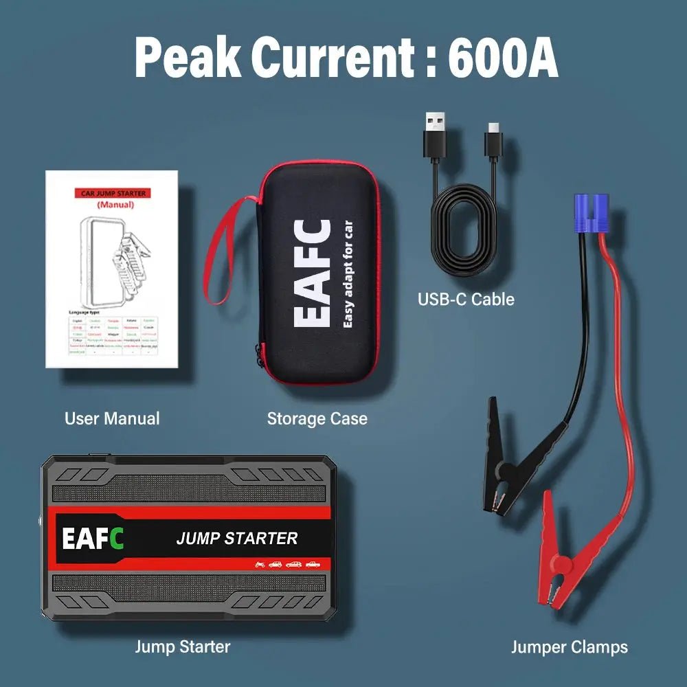 Powerful 2000A Jump Starter for Cars