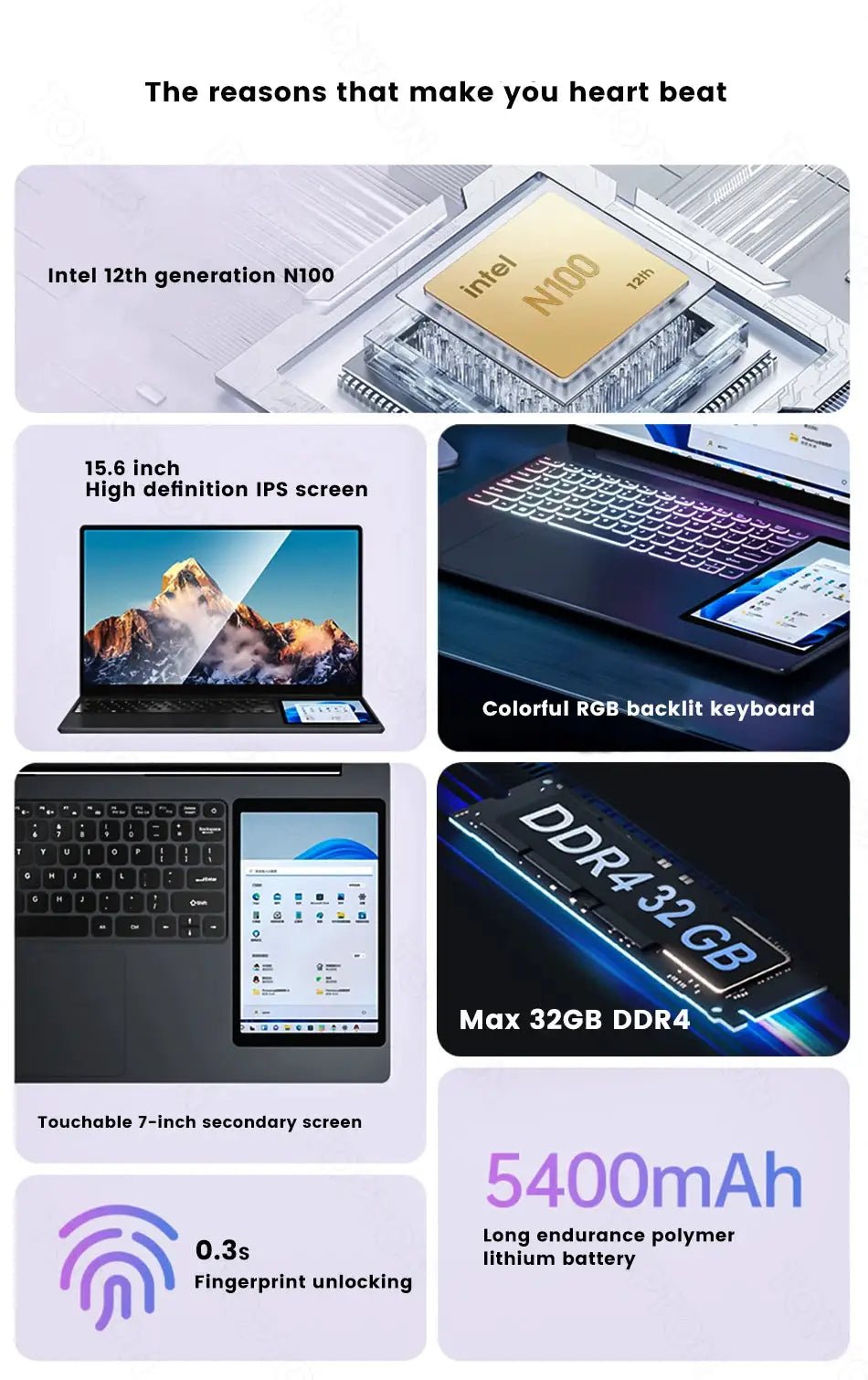 Powerful Dual Screen Laptop - Work — product view 8