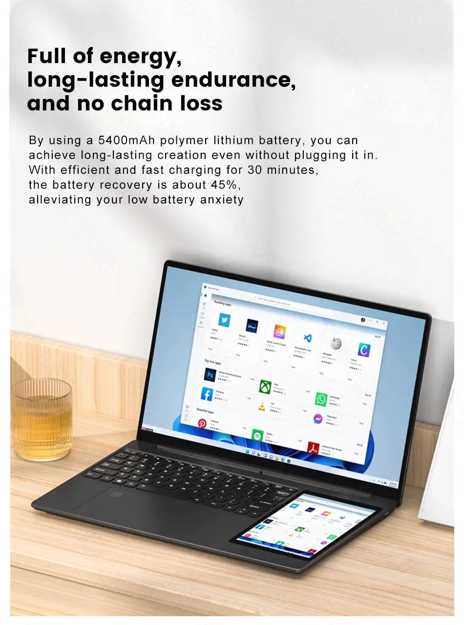 Powerful Dual Screen Laptop - Work — product view 20