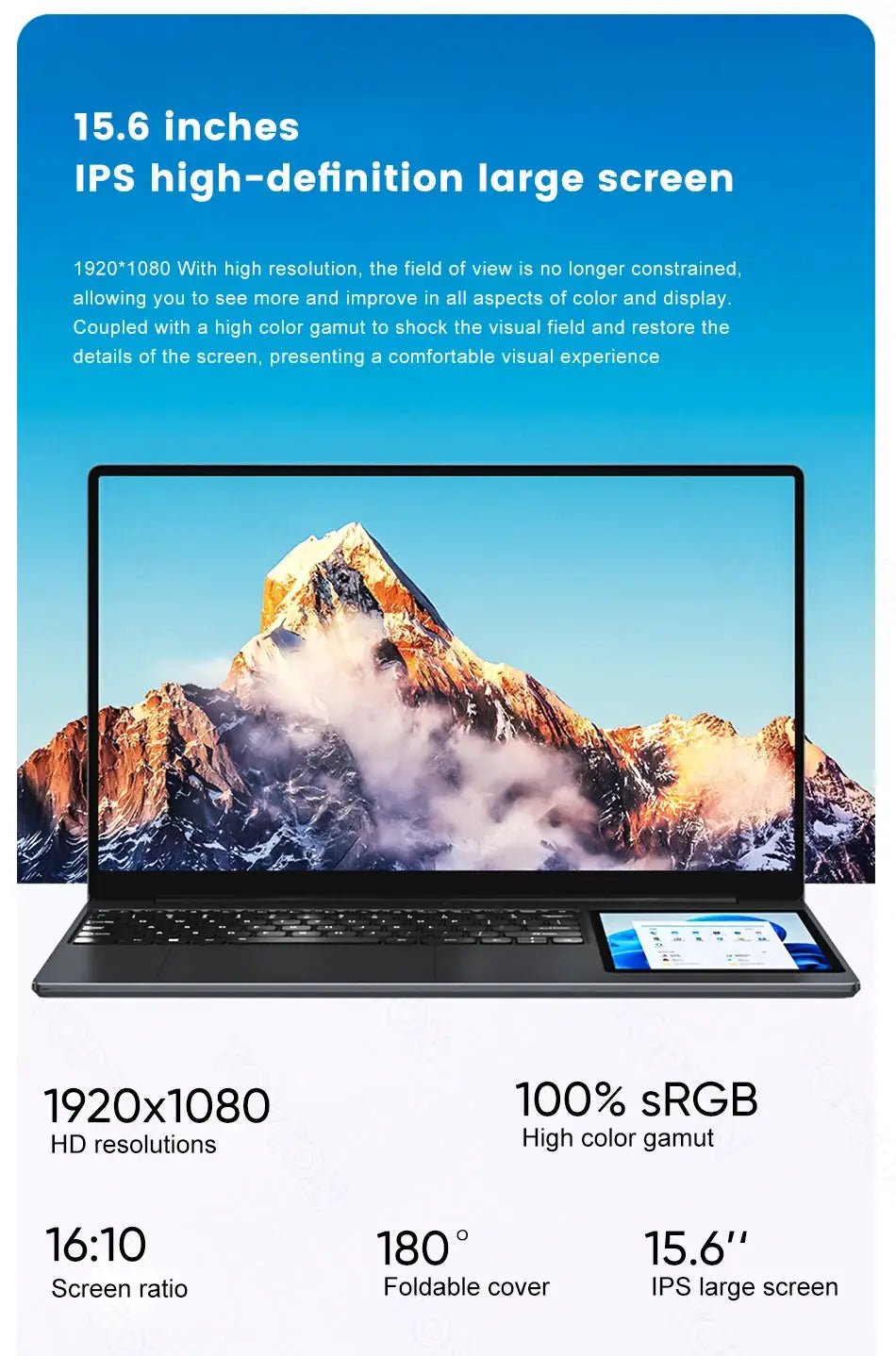 Powerful Dual Screen Laptop - Work — product view 9