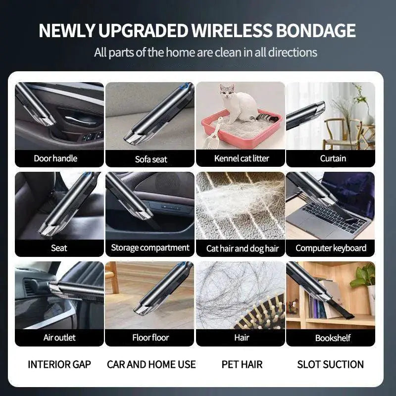 Powerful Wireless Car Vacuum Cleaner Efficient Auto Solution