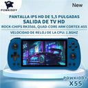 Powkiddy X55 Handheld Game Console 5.5 Inch IPS Screen
