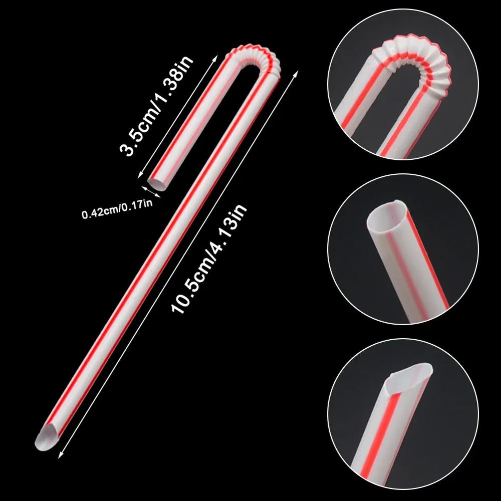 PP Thin Straw Set 3.6x150mm Small Milk Tea Straws For Cold Drinks 50 To 500 Pack