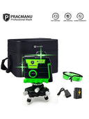 Pracmanu Green Beam 3D Laser Level For Precision Alignment