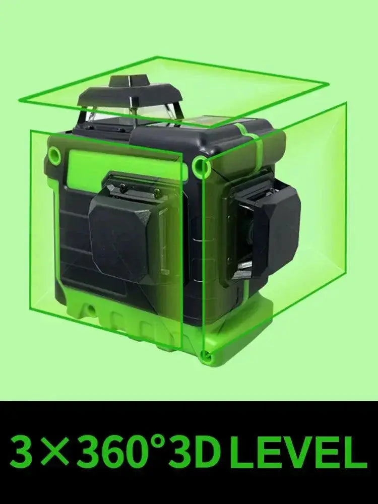 Pracmanu Green Beam 3D Laser Level For Precision Alignment