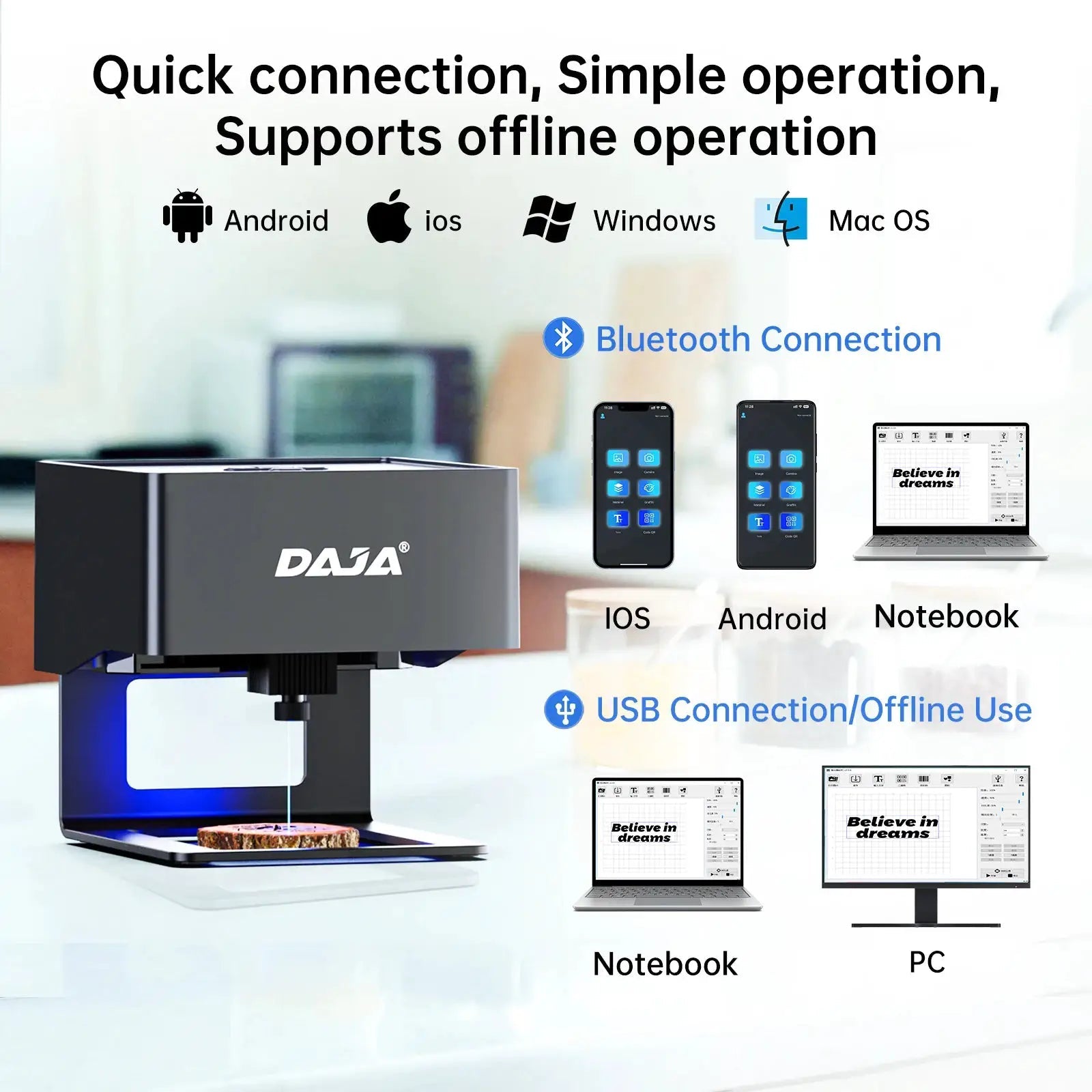Precise Laser Engraver for DIY Makers