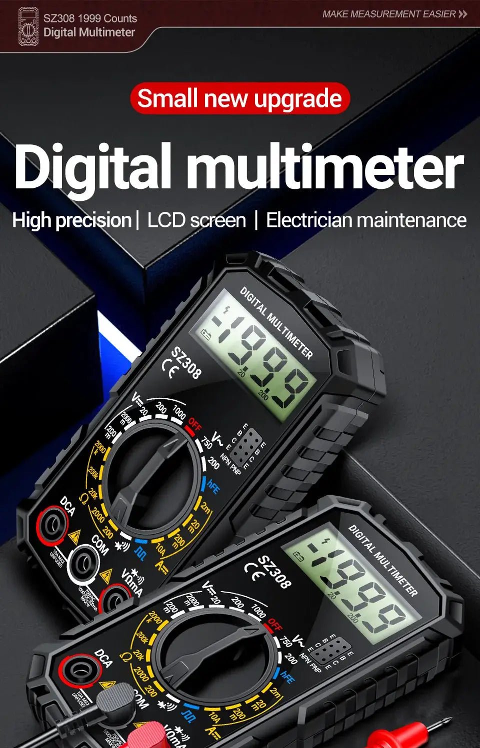 Precise Multimeter for DIY Electronics