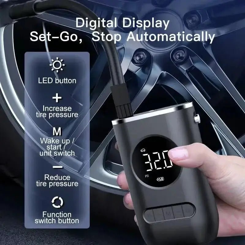 Precise Tire Pump for Drivers On Road