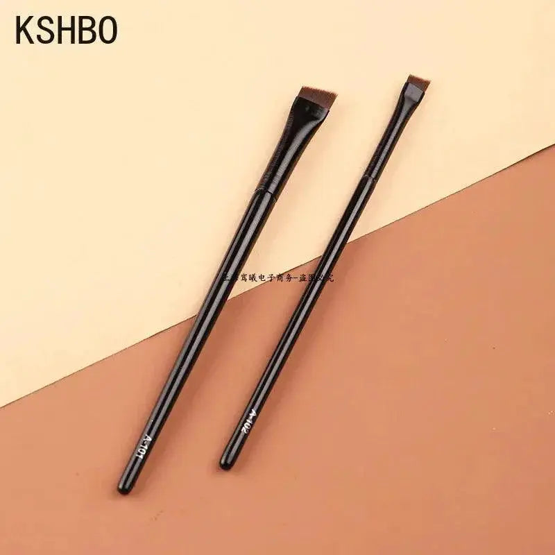 Precision Angled Brow And Liner Brush Set For Makeup