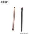 Precision Angled Brow & Liner Brush Set for Makeup Perfection