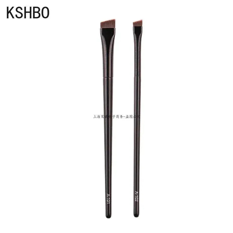 Precision Angled Brow And Liner Brush Set For Makeup