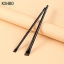 Precision Angled Brow & Liner Brush Set for Makeup Perfection