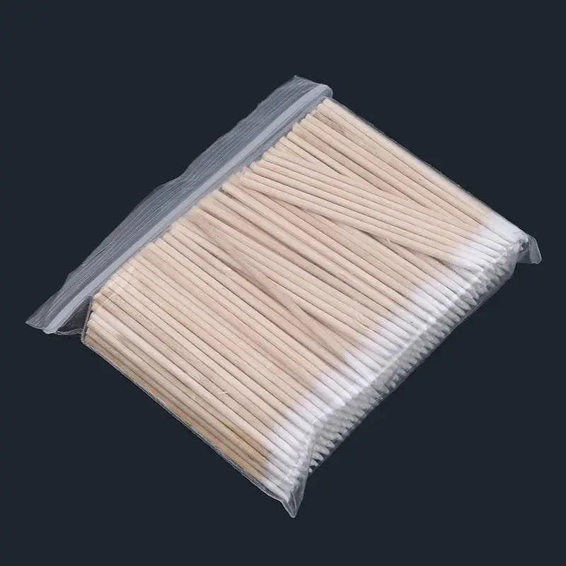 Precision Beauty Makeup And Tattoo Removal Swab Wood Handle