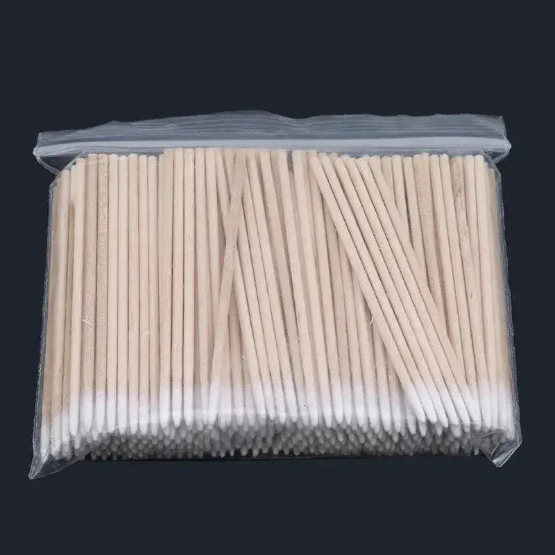 Precision Beauty Makeup And Tattoo Removal Swab Wood Handle