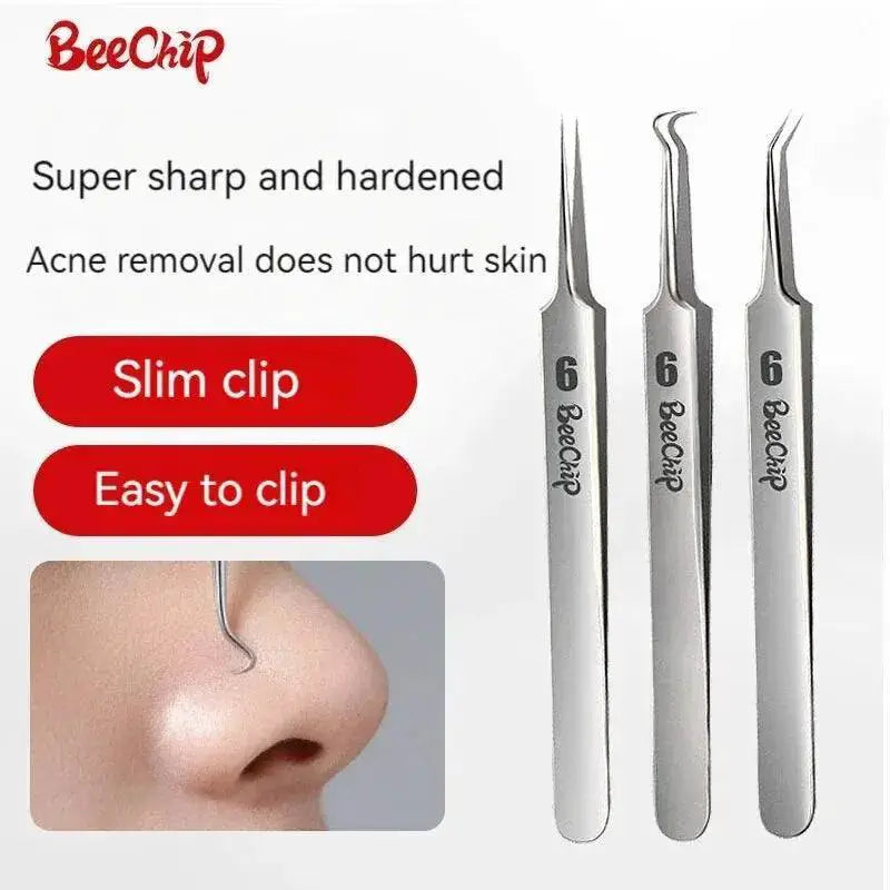 Precision Blackhead Removal Kit Clear Skin Tweezers