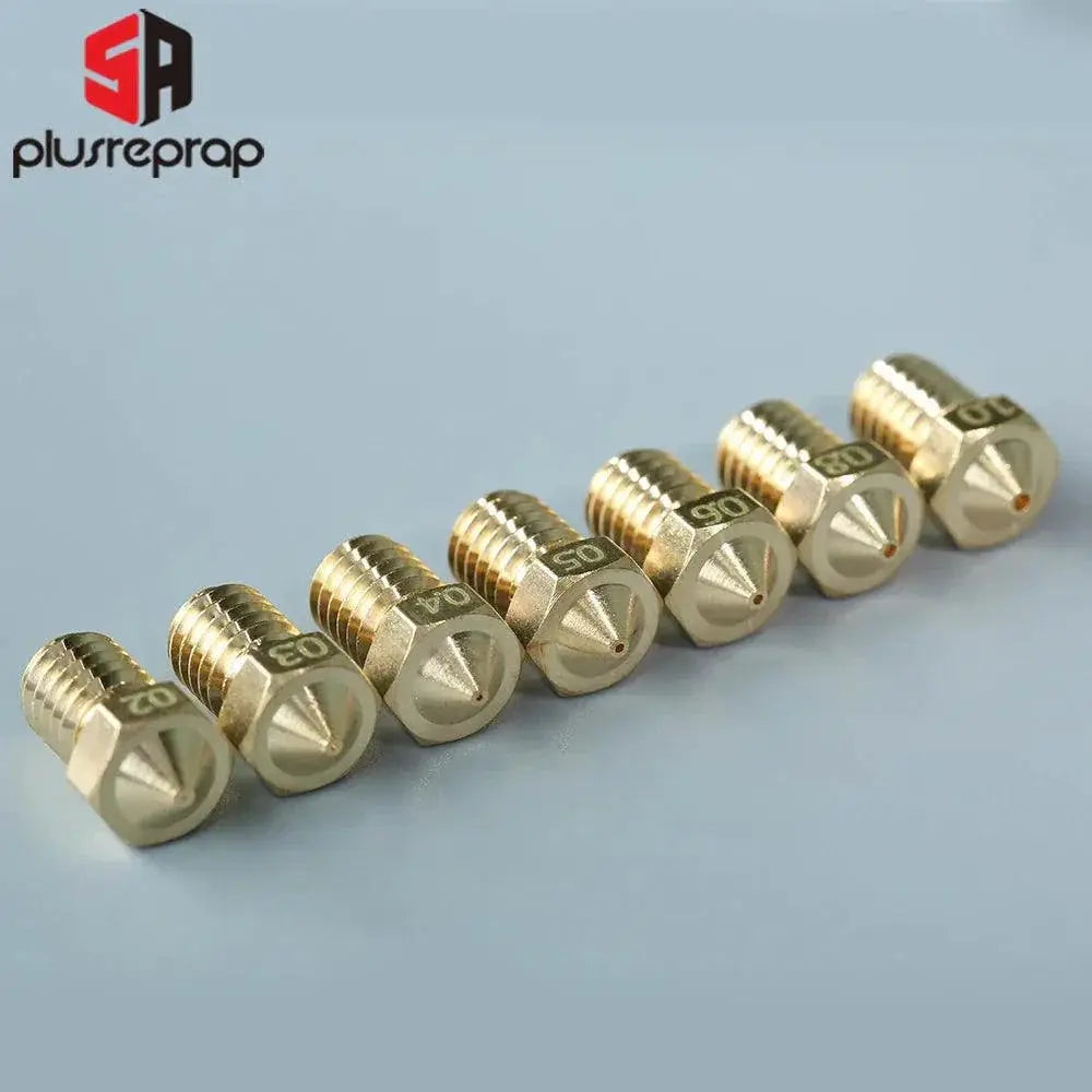Precision Brass Nozzle Set For 3D Printer Extruder Upgrade