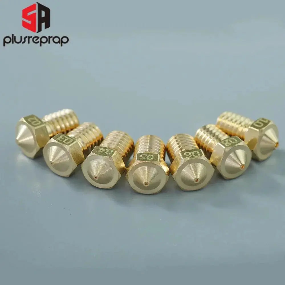 Precision Brass Nozzle Set For 3D Printer Extruder Upgrade