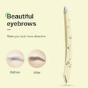 Precision Curve Handle Eyebrow Tweezers for Perfect Hair Removal