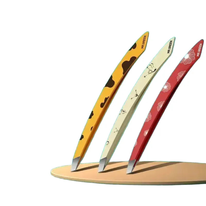 Eyebrow Tweezers for Beginners Shaping — Light Yellow