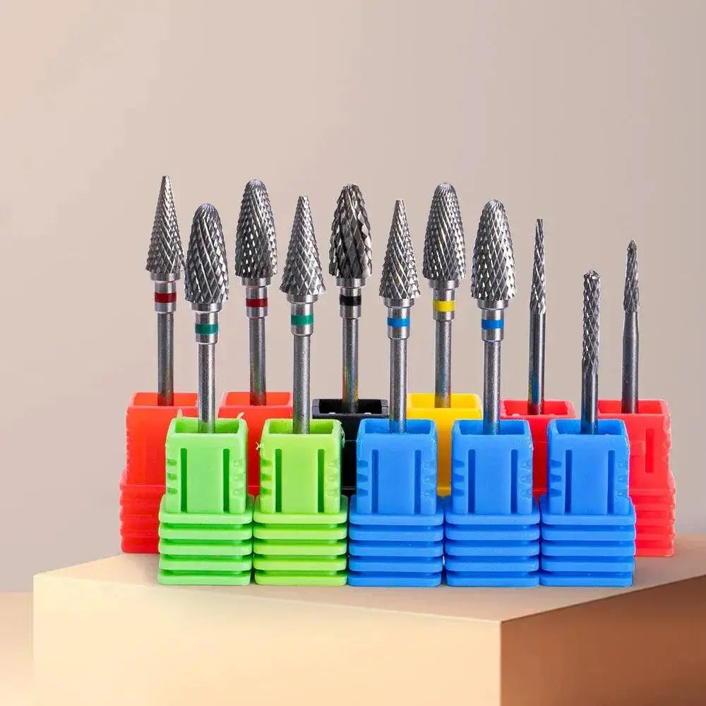 Precision Diamond Nail Drill Bit Set for Stylish Manicures