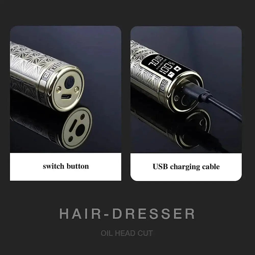 Precision Electric Hair Clipper With LCD Display Tool