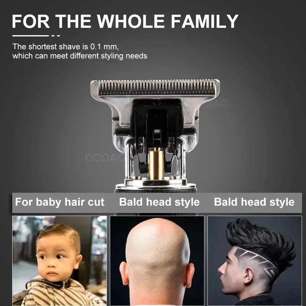 Precision Electric Hair Clipper With LCD Display Tool